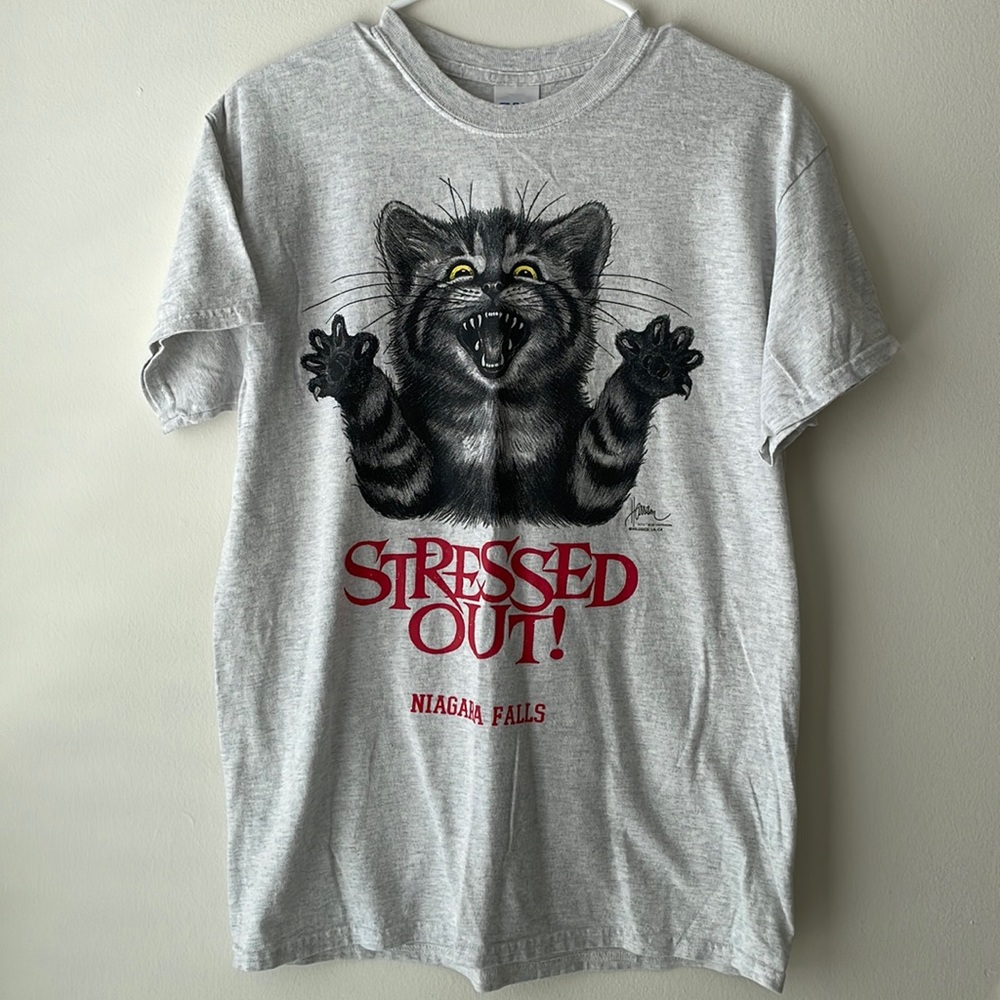 Stressed out Niagara falls vintage t shirt